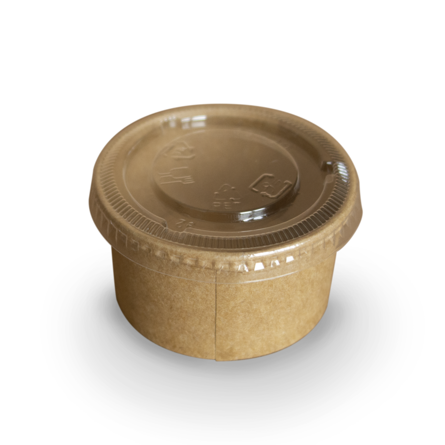 Pot de sauce en kraft